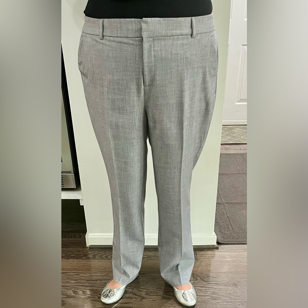 Nine West Light Gray "Barely Bootcut" Dress Pants